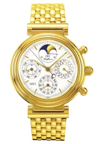 IWC Schaffhausen Da Vinci Perpetual Yellow Gold / White / French / Bracelet