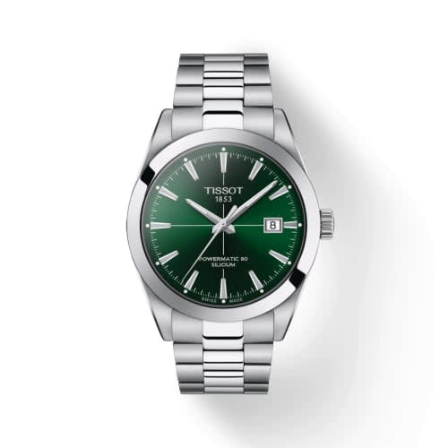 Tissot Gentleman Powermatic Stainless Steel / Green / Bracelet