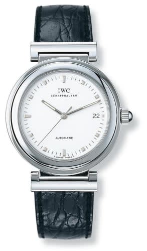 IWC Schaffhausen Da Vinci SL Stainless Steel / White / Croco