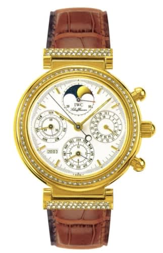 IWC Schaffhausen Da Vinci Perpetual Yellow Gold / Diamond / White / French
