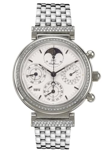 IWC Schaffhausen Da Vinci Perpetual White Gold / Diamond / White / French