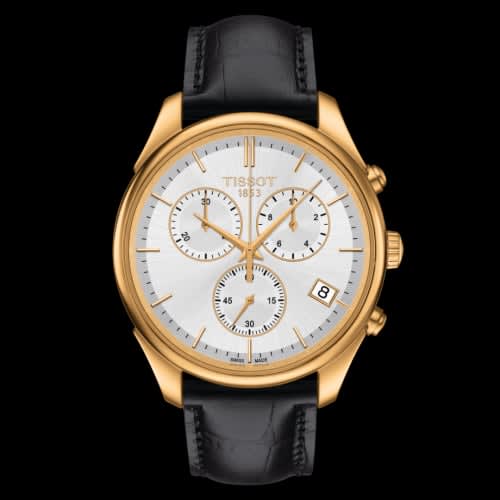Tissot Vintage Chronograph 18k Gold / Silver