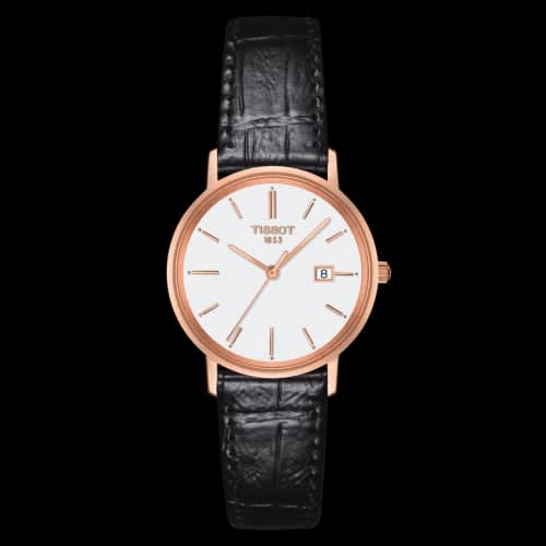 Tissot Goldrun Lady Rose Gold / white