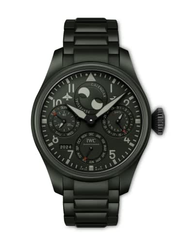 IWC Schaffhausen Big Pilot's Watch Perpetual Calendar Top Gun Woodland