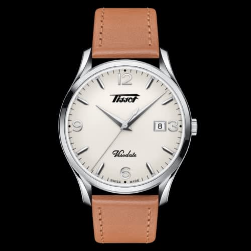 Tissot Visodate Quartz 40 Stainless Steel / Silver / Strap