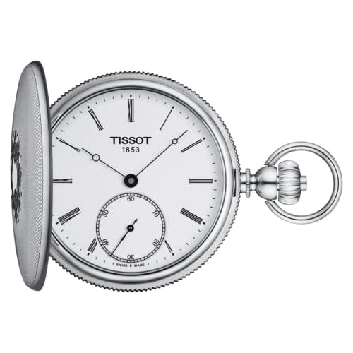 Tissot Savonnette Mechanical Stainless Steel / White - Roman