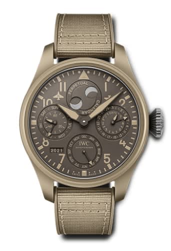 IWC Schaffhausen Big Pilot's Watch Perpetual Calendar Mojave Desert