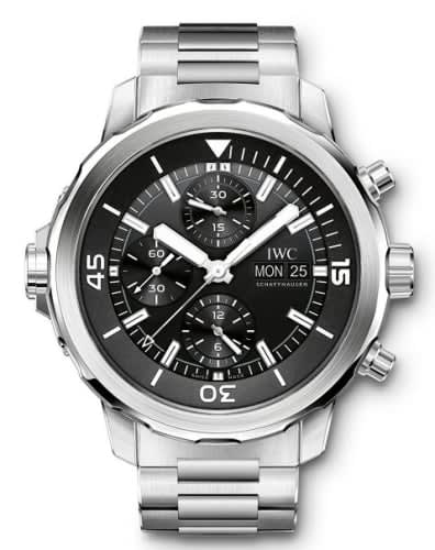 IWC Schaffhausen Aquatimer Chronograph Stainless Steel / Black / Bracelet
