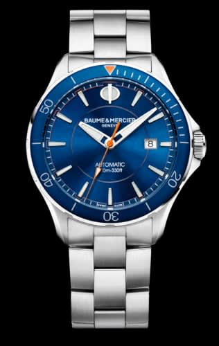 Baume & Mercier Clifton Club Stainless Steel / Black / Bracelet