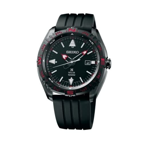 Seiko Prospex Land SNE425P1 Stainless Steel / Black / Strap