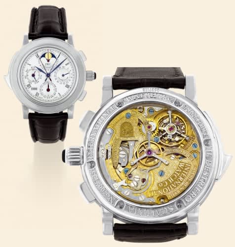 IWC Schaffhausen Destriero Scafusia Platinum / English