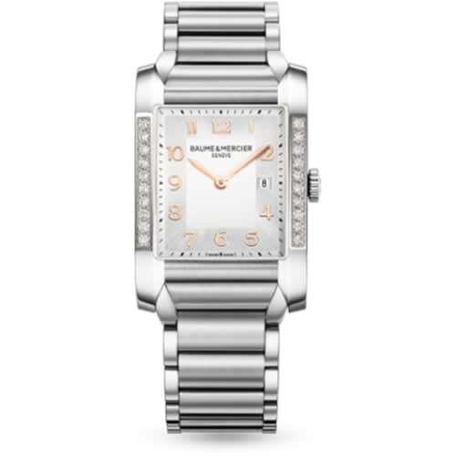 Baume & Mercier Hampton Lady Silver / Vertical Diamonds