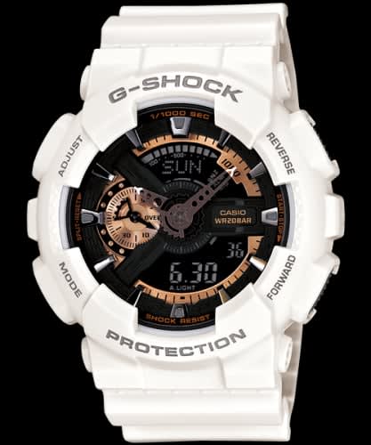 Casio GA-110RG-7A White Rose