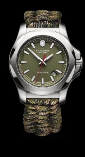 Victorinox Swiss Army I.N.O.X. Green Paracord
