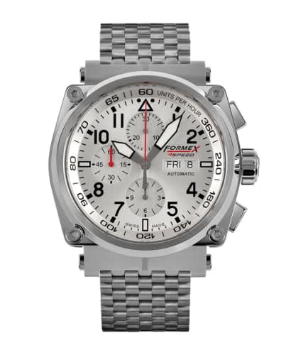 Formex Pilot Automatic Chronograph Silver / Bracelet