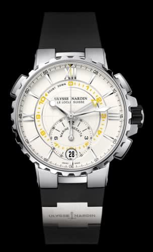 Ulysse Nardin Marine Regatta Stainless Steel / Silver / Rubber