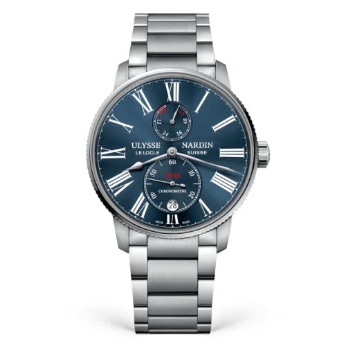 Ulysse Nardin Marine Torpilleur Stainless Steel / Blue / Bracelet