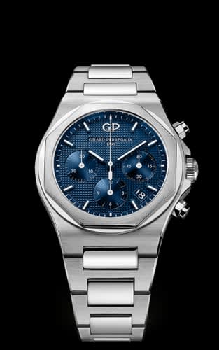 Girard-Perregaux Laureato 38 Chronograph Stainless Steel / Blue / Bracelet