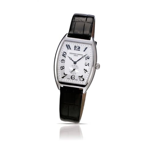 Frederique Constant Art Deco Tonneau Small Second Stainless Steel / Silver