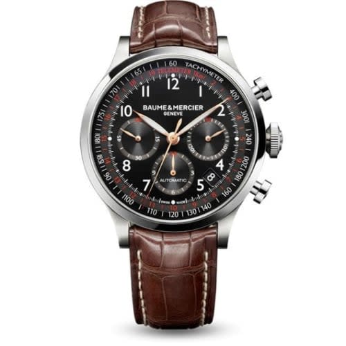 Baume & Mercier Capeland Chronograph 44 Black / Alligator