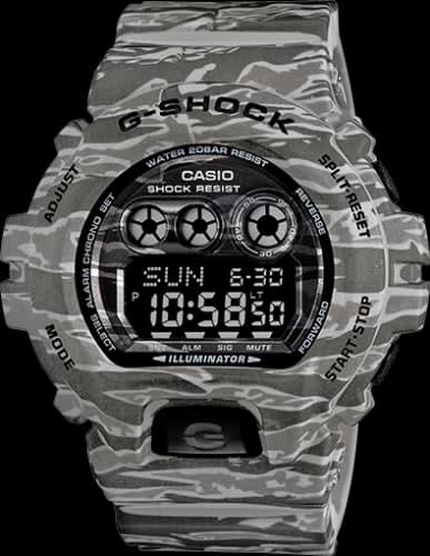 Casio GD-X6900CM-8 Grey Tiger Camo