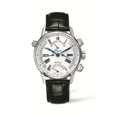 Longines Heritage Retrograde White