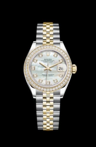 Rolex Lady-Datejust 28 Rolesor Yellow Diamond / Jubilee / MOP