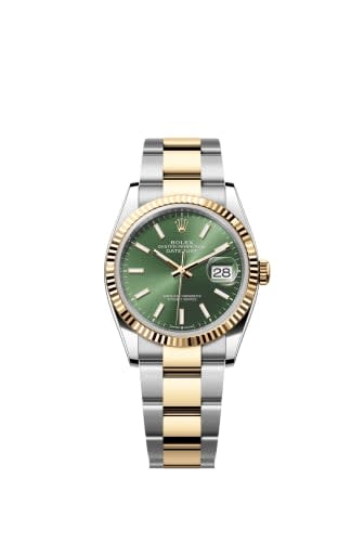 Rolex Datejust 36 Stainless Steel - Yellow Gold - Fluted / Olive / Oyster