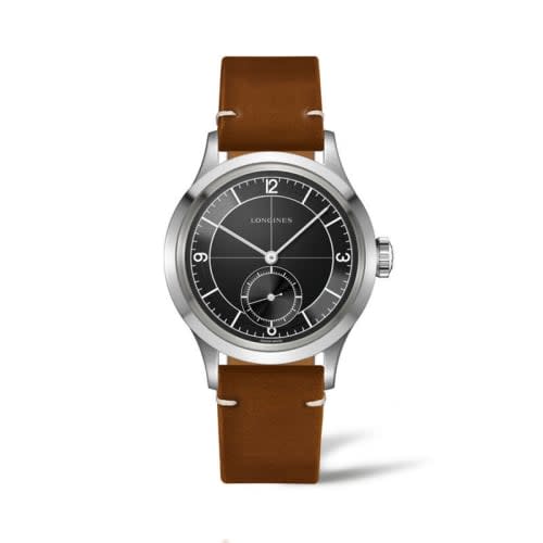 Longines Heritage 38.5 Small Seconds Black Sector