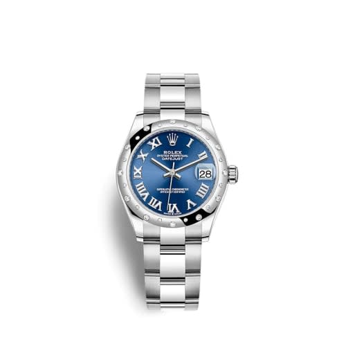 Rolex Datejust 31 Stainless Steel / Domed - Diamond / Blue - Roman / Oyster