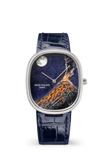 Patek Philippe Golden Ellipse 5738 White Gold / Fuego Vulcano