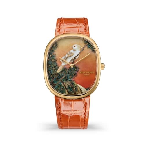 Patek Philippe Golden Ellipse 5738 Yellow-Crested Cockatoo