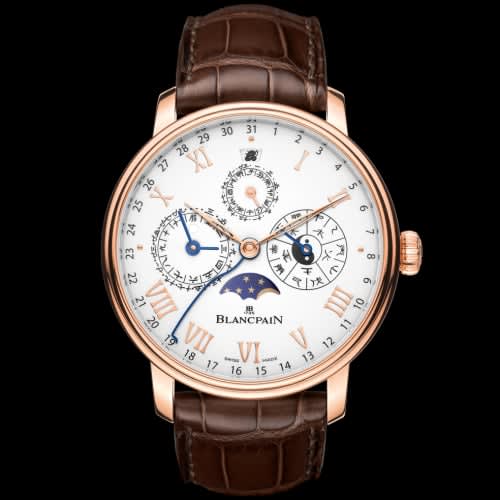 Blancpain Villeret Calendrier Chinois Traditionnel Red Gold / White