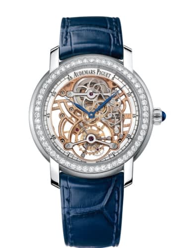 Audemars Piguet Jules Audemars Tourbillon Platinum / Diamond / Openworked