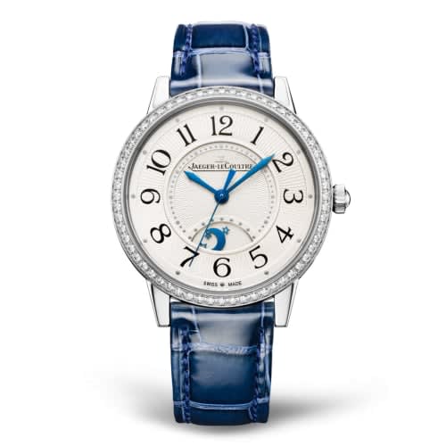 Jaeger-LeCoultre Rendez-Vous Night &amp; Day Medium Stainless Steel - Diamond / Silver / Alligator