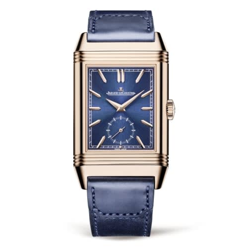 Jaeger-LeCoultre Reverso Tribute Duoface Fagliano Pink Gold / Blue