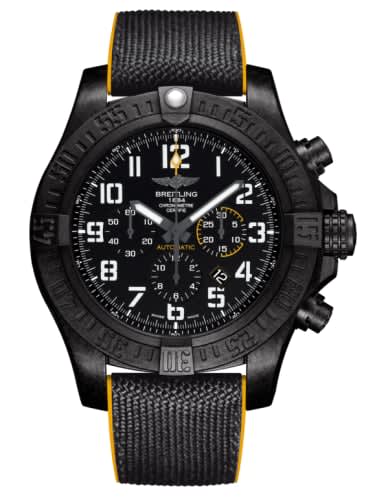 Breitling Avenger Hurricane 12H Breitlight / Volcano Black / Military Rubber