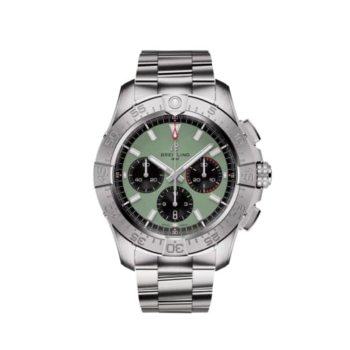 Breitling Avenger B01 Chronograph 44 Stainless Steel / Green / Bracelet