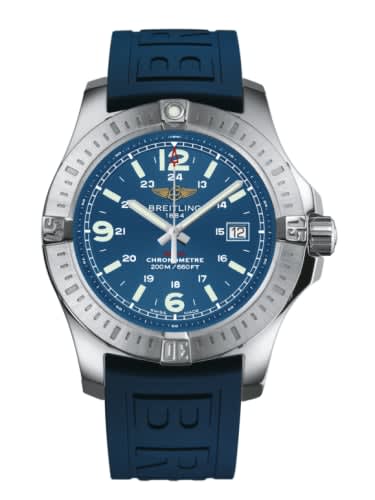 Breitling Colt Quartz Mariner Blue / Rubber / Pin