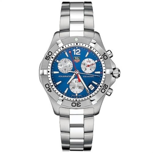 TAG Heuer Aquaracer 300M Quartz Chronograph 41 Stainless Steel / Blue / Bracelet
