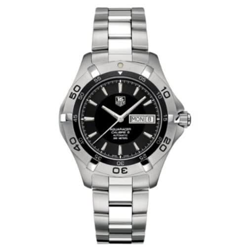 TAG Heuer Aquaracer 300M Calibre 5 Day-Date 41 Stainless Steel / Black / Bracelet