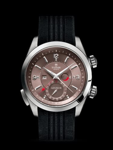 Tudor Heritage Advisor Stainless Steel / TItanium / Cognac / Silk