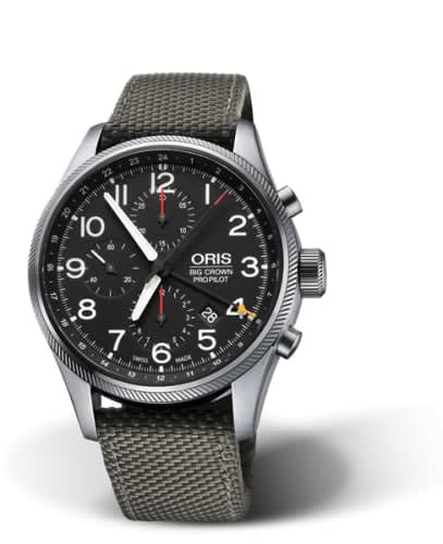 Oris Big Crown ProPilot Chronograph GMT Stainless Steel / Black