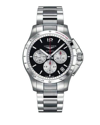 Longines Conquest Chronograph Automatic 44.5mm Black Panda