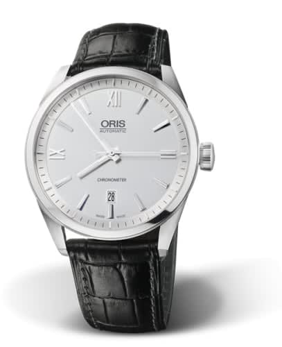 Oris Artix Chronometer Date Stainless Steel / Silver