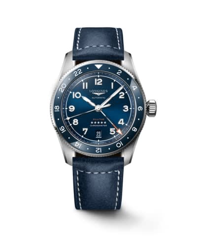 Longines Spirit Zulu Time 39 Stainless Steel / Blue / Strap