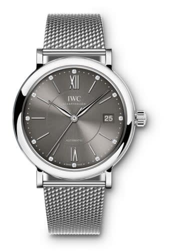 IWC Schaffhausen Portofino Automatic 37 Stainless Steel / Ardoise / Milanese