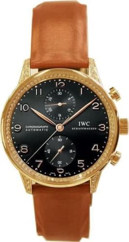 IWC Schaffhausen Portugieser Chrono-Automatic Rose Gold / Black / Diamond