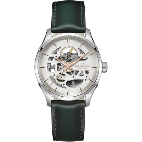 Hamilton Jazzmaster Skeleton Auto 40 Stainless Steel / Silver