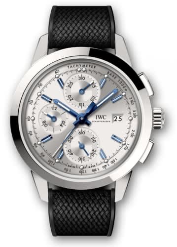 IWC Schaffhausen Ingenieur Chronograph Custom Stainless Steel / Silver-Blue / Rubber